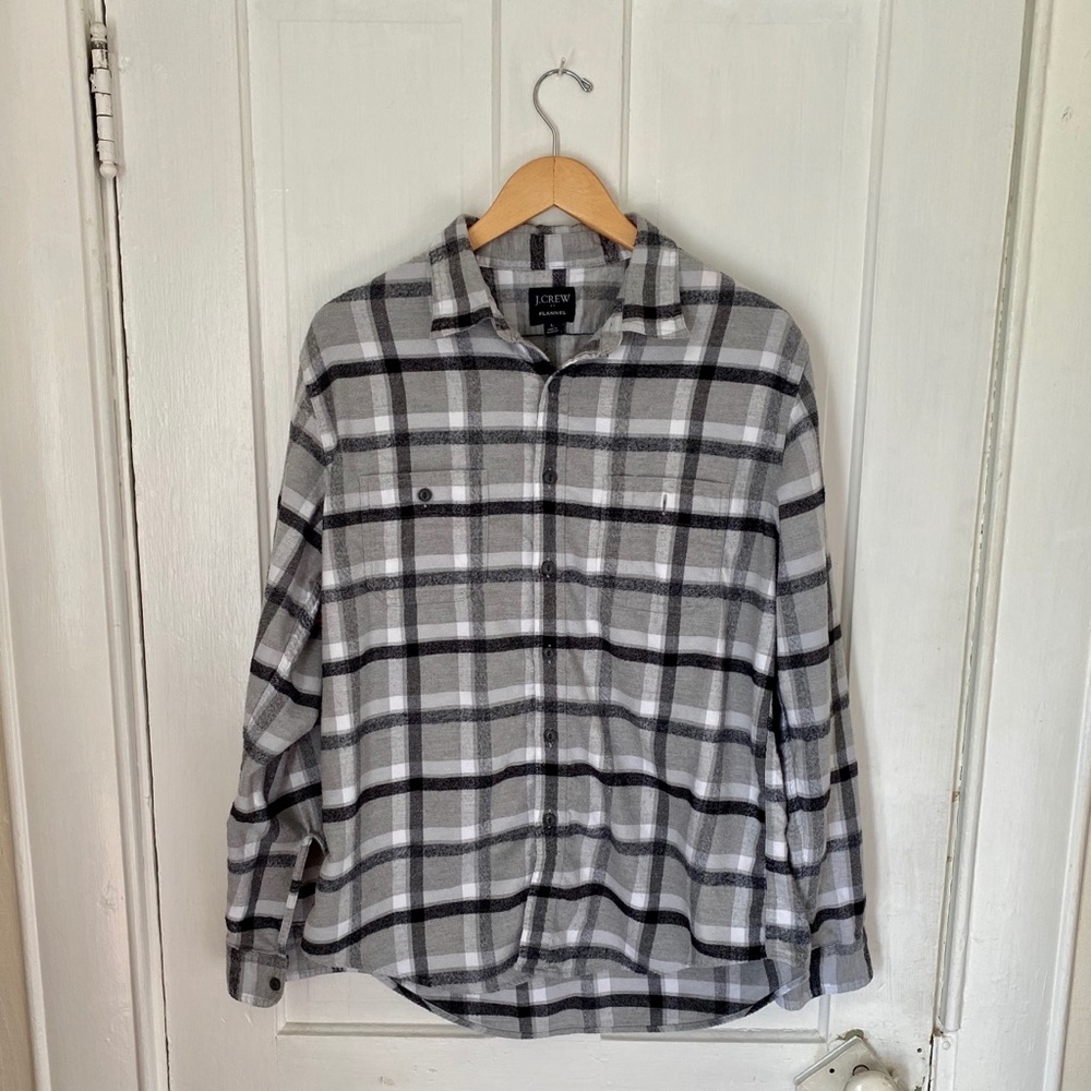 J. Crew Flannel | Gray | Large